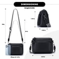 thumbnail image 4 of Bolsos bandolera ATERITSSI de cuero vegano de moda para mujer, 4 of 6