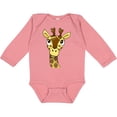 thumbnail image 3 of Inktastic Cute Giraffe Boys or Girls Long Sleeve Baby Bodysuit, 3 of 5