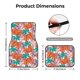 thumbnail image 5 of Balery Hawaiian Style Juego de 4 Alfombrillas para Auto, Revestimientos de Caucho Resistente, Diseño Antideslizante, 5 of 7