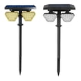thumbnail image 2 of Wosthever Light Solar Outdoor Lawn Walkway Landscape Lámpara de doble cabeza Patio Paisajismo Iluminación Resistente a la intemperie Recargable Iluminación y accesorios Blanco 6000K Wosthever HA072736-02, 2 of 6