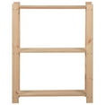 thumbnail image 4 of vidaXL Storage Unit Shelf Organizer Rack for Bathroom Office Solid Wood Pine, 4 of 25