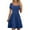 Navy, variant on qucoqpe Womens Summer T-shirts Dress Square Neck Short Sleeve Tiered Ruffle Flowy Mini Dress Casual Loose Beach Sun Dress