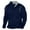 Navy, variant on Maean Men V Neck Long Sleeve Tops Buttons Pullover Shirts Casual Stylish Loose Tee Fashion Trendy Clothes