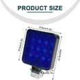thumbnail image 4 of Bgsha 1PCS Car LED Mini Square Headlights Replacement Accessory 48w 16LED Work Light Pod Lighting Truck Off Road Tractor 12v, 4 of 10