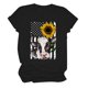 thumbnail image 1 of Tops de Mujer Camisas Casuales Blusas Moda Impreso Cuello Redondo Manga Corta Suelto Odeerbi ODB152859, 1 of 5