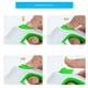 thumbnail image 3 of Correa retráctil para perro, correa reflectante para caminar para perros, resistente, sin enredos, de 360 grados, con agarre antideslizante, freno de una sola mano, suspensión y bloqueo (1, 3 of 5