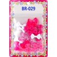 thumbnail image 1 of Pasadores para el pelo con lazo de plástico con bisagras automáticas para niñas Tara - rosa y blanco - 20 piezas. por Tara, 1 of 5