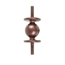 Screw-in corner connector - Bronze
