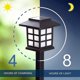 thumbnail image 3 of 6pcs Luz Led Solar Pasarela Al Aire Libre Patio Lámpara De Jardín-luz Blanca, 3 of 5