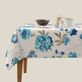 thumbnail image 3 of Wukai Rose Flowers Waterproof Tablecloth for Kitchen Dining, Fits Square Tables for 2-4 Seats -54"x54", 3 of 7