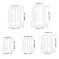 thumbnail image 2 of Uxcell 5 inch Number Stencils Reusable Plastic Numbers Templates Set 0-9 Drawing, White 10 Pack, 2 of 7