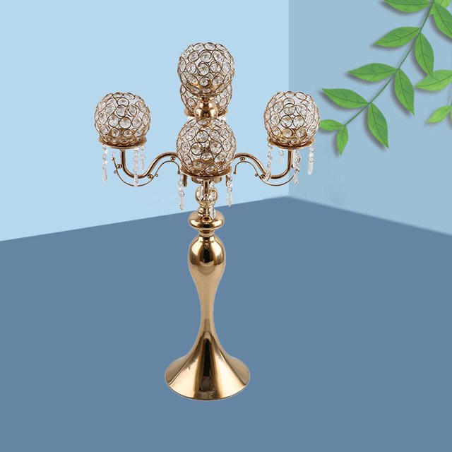 Candelabros de Metal de 5 brazos Macarena candelabros de decoración