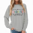 thumbnail image 2 of Godom Womens Sweatshirt Crewneck Long Sleeve Shirts Loose Fit Letter Print Tops Fall Fashion, 2 of 7