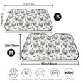 thumbnail image 3 of Balery Cute French Bulldog Print Car Windshield Sun Shade,Windshield Sunshade for Car Pickup Truck SUV Accessories-Medium, 3 of 7