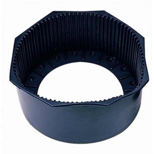 Storm 7.25inch Rubber Aluminum Scuba Tank Boot Black