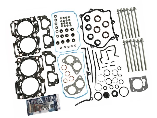 Cylinder Head Gasket Set with Head Bolts Compatible with 1999 2003  Subaru Forester 2.5L SOHC (Engine Code EJ25) 2000 2001 2002