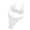 Womens Swimsuits White, variant on ylioge Womens Swimsuits Bikini 2 Piece with Underwire Push Up Tops and Thongs Bathing Suits Ladies Solid Color Drawstring Swimwear Sets
