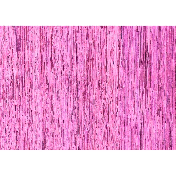 Ahgly Company Indoor Rectangle Abstract Pink Modern Area Rugs, 8' x 12'