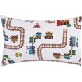 thumbnail image 3 of EVERYDAY KIDS 2-Pack Toddler Travel Pillowcases - Choo Choo Train, 3 of 4