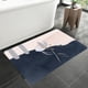 thumbnail image 2 of Alfombrilla antideslizante para baño, alfombrilla absorbente de barro de diatomea suave de imitación, alfombrilla para puerta de baño para el hogar, 2 of 6