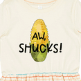 thumbnail image 4 of Inktastic Aw, Shucks Corn on the Cob Humor Girls Toddler Dress, 4 of 5