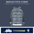 thumbnail image 5 of FORMRS Unisex School Backpack 17" Student Travel Bag with Laptop Compartment, Cartoon Train Pattern, 5 of 7