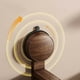 thumbnail image 1 of Estante de baño de madera de nogal con ventosa: soporte para papel higiénico y organizador de pañuelos sin taladro, diseño que ahorra espacio para baño y sanitario, fácil instalación con ventosas res, 1 of 3