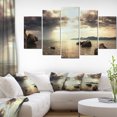 thumbnail image 1 of Rocky Seashore under Clouds Panorama, 1 of 3