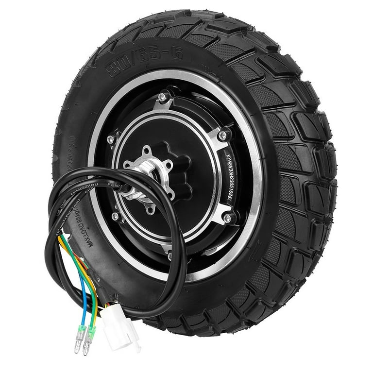 Electric Scooter Hub Motor 10In Electric Scooter Rubber Tire for Kugoo  M4/M4PRO