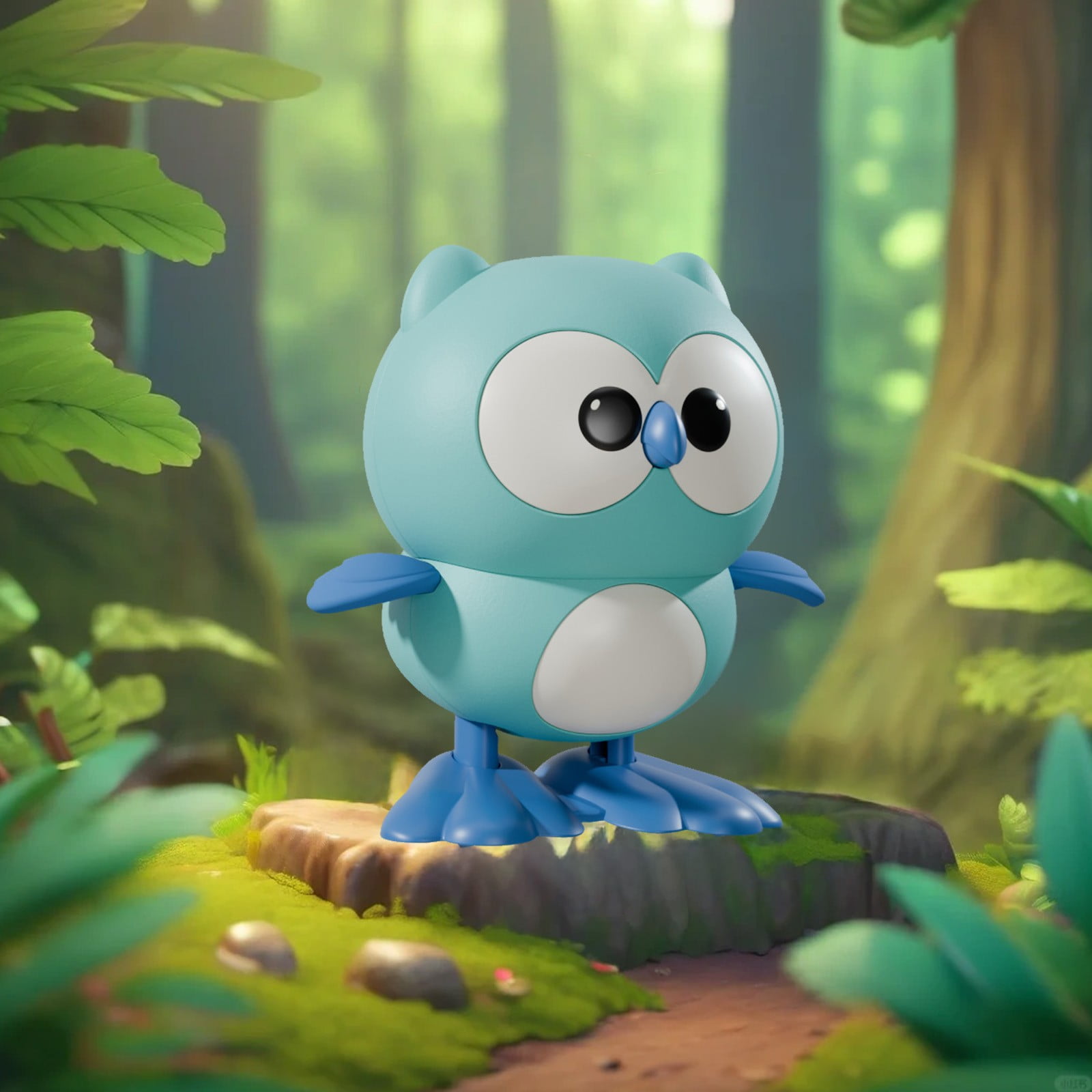 Jouet Hibou à Remonter – Sauteur Mécanique 8,5 Cm – Sans Pile – Motricité Et Imagination – En ABS – Pour Enfants, Voyage, Cadeau