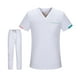 thumbnail image 1 of Conjunto de ropa quirúrgica para hombres y mujeres, ropa de trabajo de esteticista, camiseta y pantalones quirúrgicos de manga corta lavables a máquin, 1 of 8