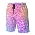 thumbnail image 4 of Balery Colorful Glitters Traje de Baño Estilo Hawaiano para Hombre, Shorts de Secado Rápido con Bolsillos-3X-Large, 4 of 6