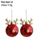 thumbnail image 2 of Adornos navideños, diseño de alce, bolas colgantes, accesorios de fiesta para decoraciones de árboles de Navidad, 2 of 5