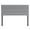 Grey, variant on Home Design Etta Twin Upholstered Headboard with Channel Tufting and Foam Padding, Gray, Easy assembly