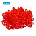 thumbnail image 3 of Unique Bargains 0.3' Diameter 23Ft Length Plastic Chain Barrier Safety Link Chain Stanchion for Crowd Control, Red, 3 of 5