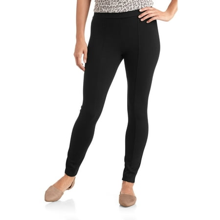 Faded Glory - Women's Premium Pull-On Leggings with Front Seaming ...