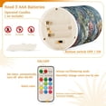 thumbnail image 5 of Yayeee Flameless Candles with Remote Flickering Battery Operated Multi Color Changing, Sea Plants Pattern, 5 of 7