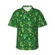 thumbnail image 1 of Fotbe St. Patrick's day Camisa Hawaiana para Hombre Unisex – Camisa Casual de Verano con Botones de Manga Corta de Algodón y Lino,Large, 1 of 7