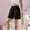 Black, variant on iTNHFP Womens Shorts Dressy Casual Womens Casual Solid Sport Pants Shorts Elastic Waist Pockets Daily Pants