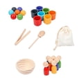 thumbnail image 1 of Juguetes de Educación Temprana Hugo Rainbow Balls in Cups Motricidad fina 7 colores, 1 of 9