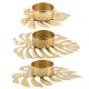 thumbnail image 5 of unbranded 3Ud Soporte Metálico Dorado Para Velas En Forma De Hoja Monstera Ideal Para Salón Y Oficina, 5 of 7