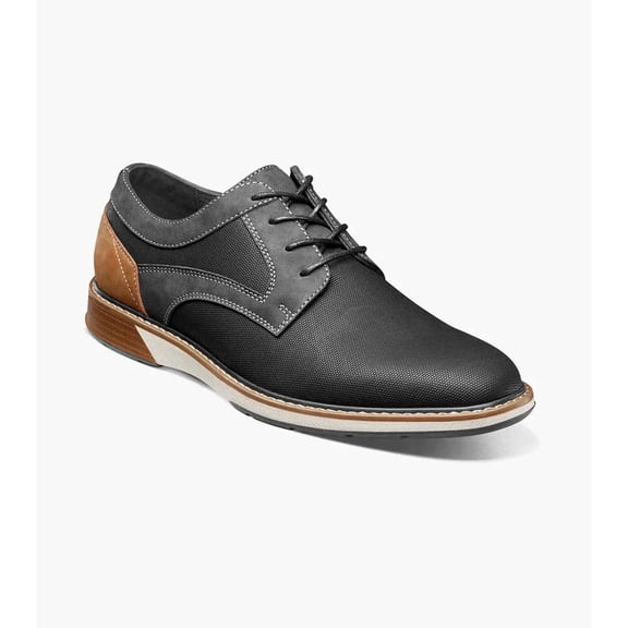 Stacy Adams Phineas Plain Toe Oxford Shoes Black 25774-001