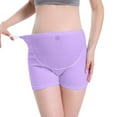 thumbnail image 3 of Ketyyh-chn99 Maternity Underwear Seamless Cotton Briefs Panties Women's Maternity Underwear Brief Panties Pregnancy Briefs Purple,XL, 3 of 4