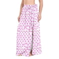 thumbnail image 2 of Women Sarong Wraps Cherry on Checkered Swimsuit Beach Pareo Bikini Coverups Skirt L, 2 of 7