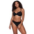 thumbnail image 1 of Bas de Bikini Maillot de Bain Noir Inoubliable Froncé et Froncé pour Femmes, 1 of 6