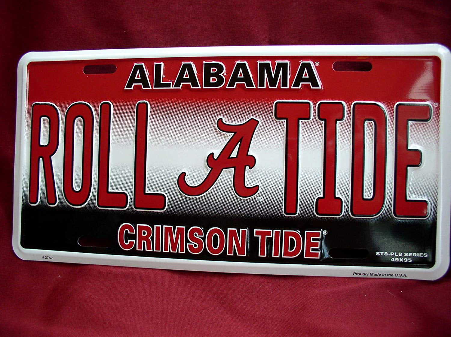 ROLL TIDE Sweet Home Alabama  Aluminum License Plate Tag New 