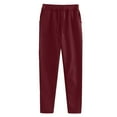 thumbnail image 4 of Womens Travel Pants Autumn And Winter Fashion Plus Size Casual Sports Pants High Waist Wide Leg With Elastic Waistband & Pockets Soft Breathable Fabric L Pants For Women, 4 of 6