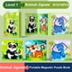 thumbnail image 3 of Montessori Kids Toys Magnetic Advance Educate Book 3-In-1 Fruit Animal Marine Dinosaur Cognitive Early Education Puzzle Play, 3 of 5