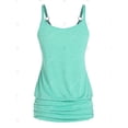 thumbnail image 3 of Top Sin Mangas a Cuadros Talla Grande Rosegal  Camisetas sin mangas de talla grande, 3 of 5