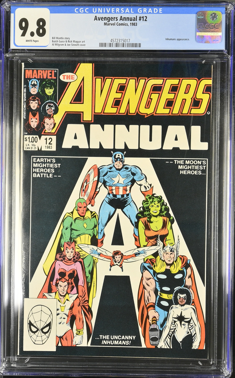 Cover of The Avengers Annual #12